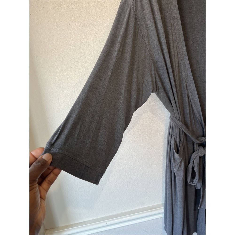 Hatch Gray Lightweight Wrap Robe - Picture 7 of 15